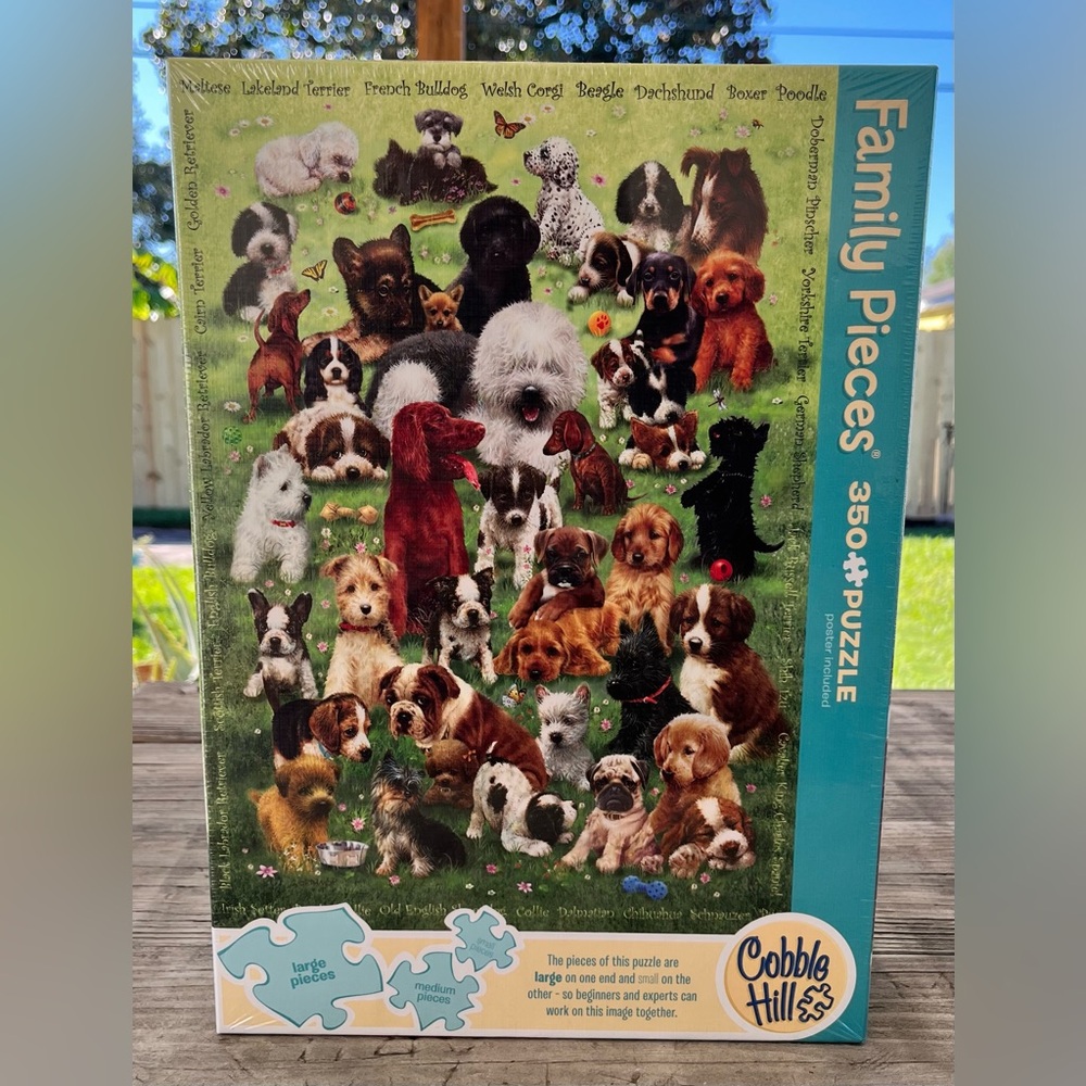Puppy Love Jigsaw‎ Puzzle 350 pieces.
